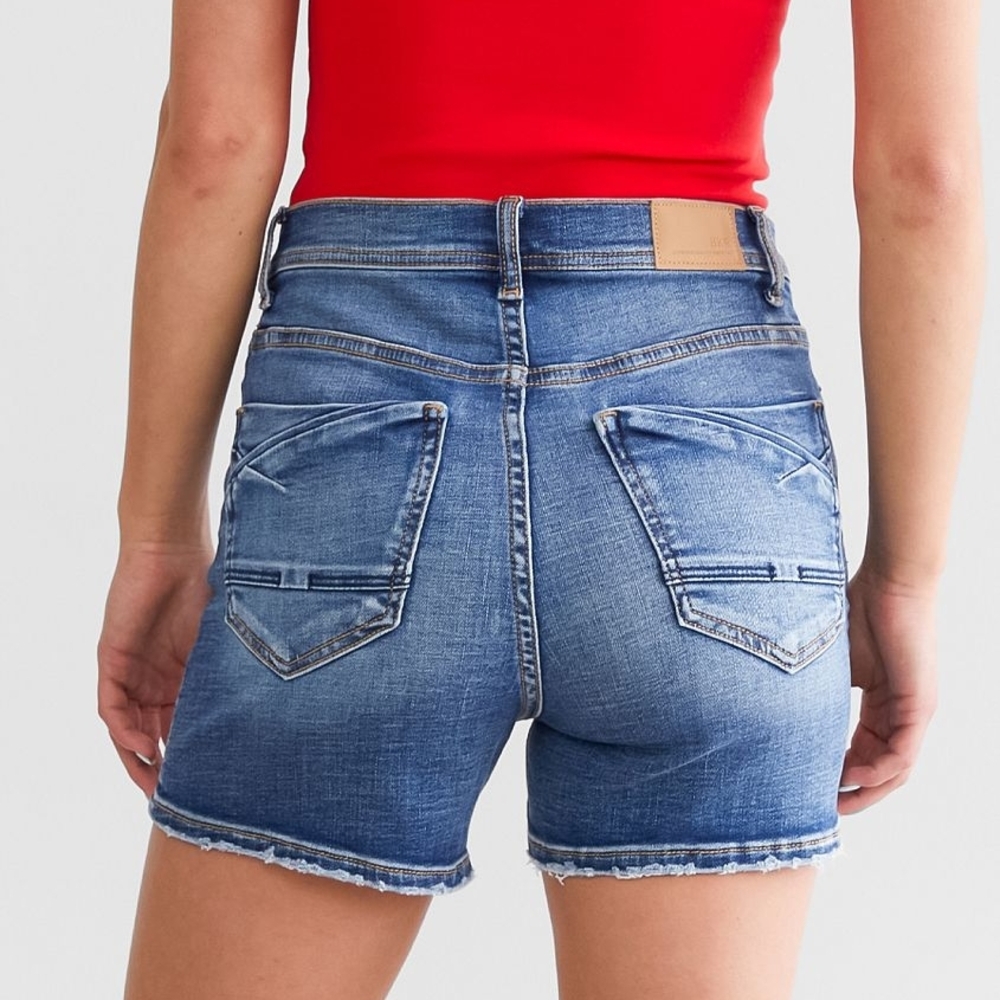 Sz 12 Buckle BKE Parker High Rise Denim Shorts Sz 31 - Picture 3 of 8